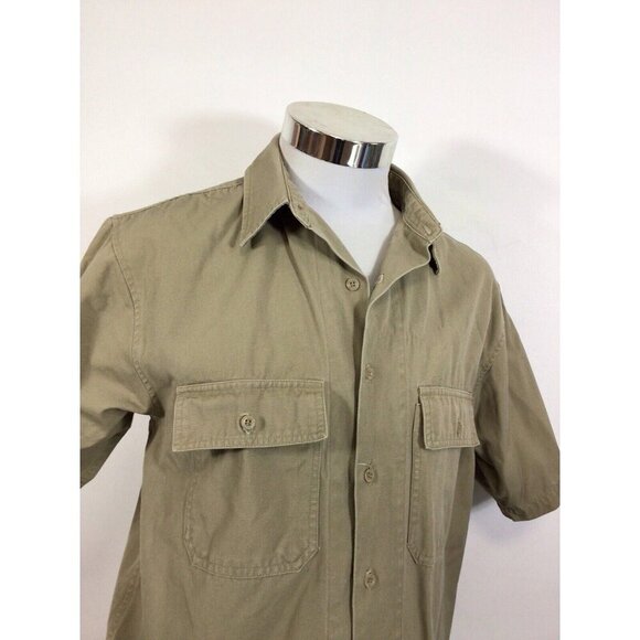 David Brandon Vintage Safari Shirt Mens Large - Picture 2 of 7